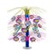 Beistle Set of 6 Assorted Colors “I Love the 90’s CD Centerpiece 18”